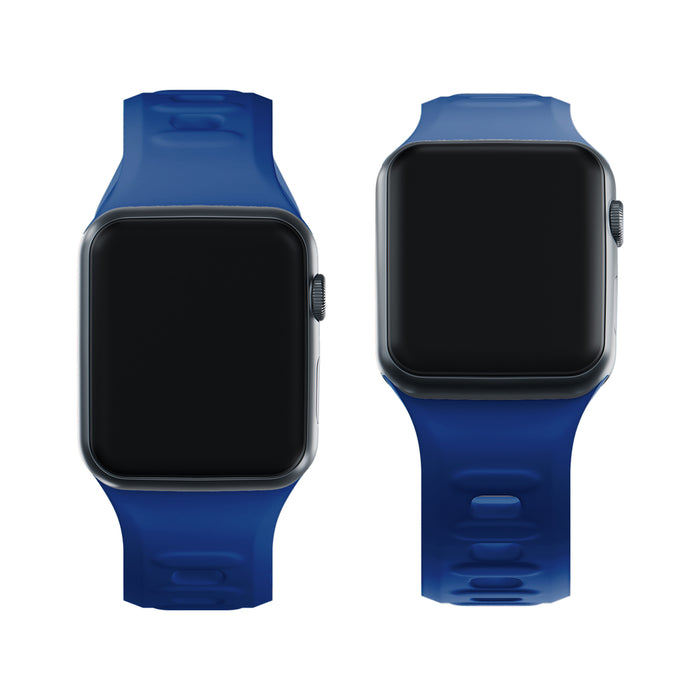 3mk Silicone Watch Strap for Apple Watch 38 / 40 / 41 mm - blue