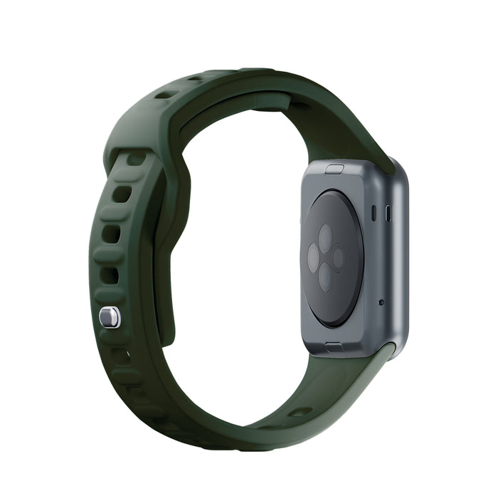 3mk Silicone Watch Strap for Apple Watch 38 / 40 / 41 mm - green
