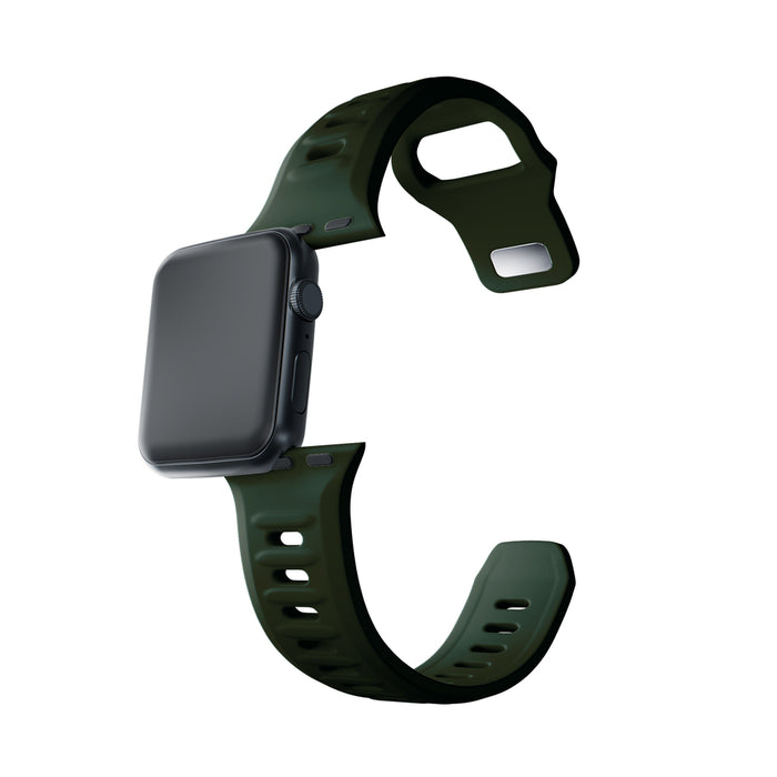 3mk Silicone Watch Strap for Apple Watch 38 / 40 / 41 mm - green
