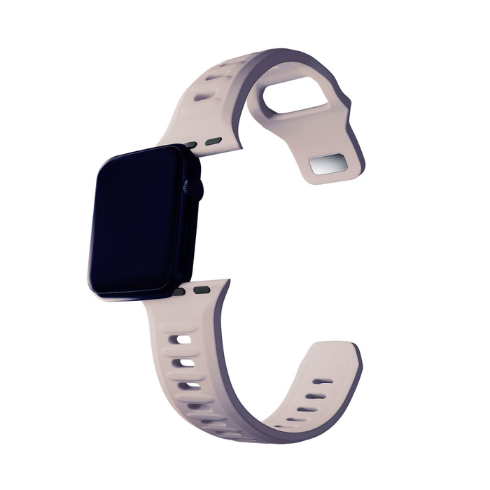 3mk Silicone Watch Strap for Apple Watch 38 / 40 / 41 mm - beige