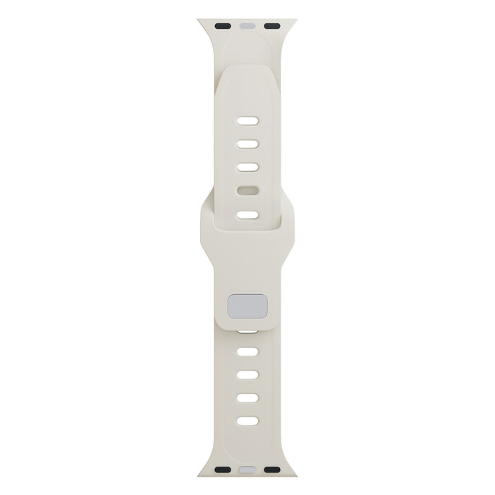 3mk Silicone Watch Strap for Apple Watch 38/40/41 mm - white