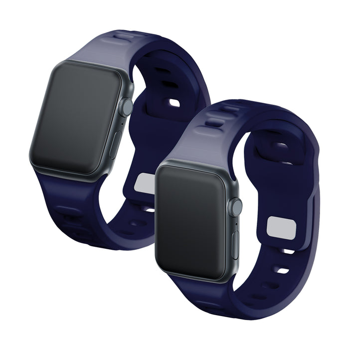 3mk Silicone Watch Strap for Apple Watch 38 / 40 / 41 mm - blue