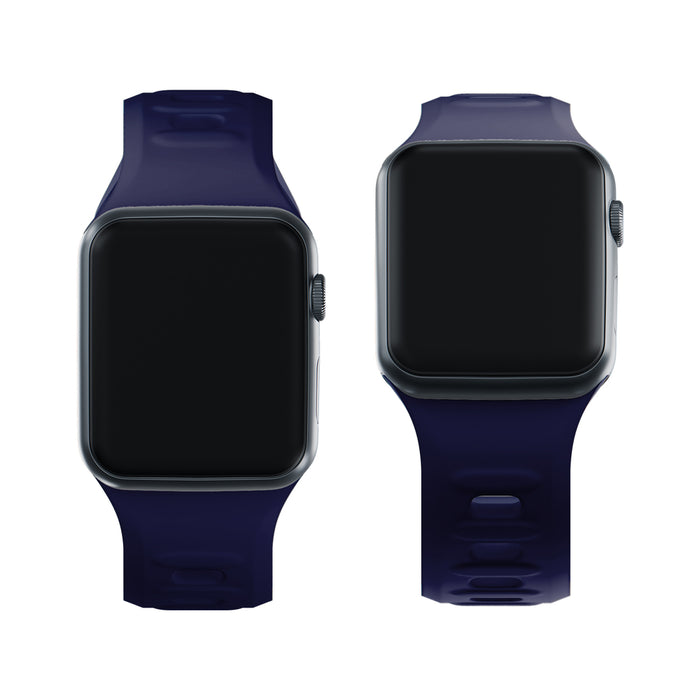 3mk Silicone Watch Strap for Apple Watch 38 / 40 / 41 mm - blue