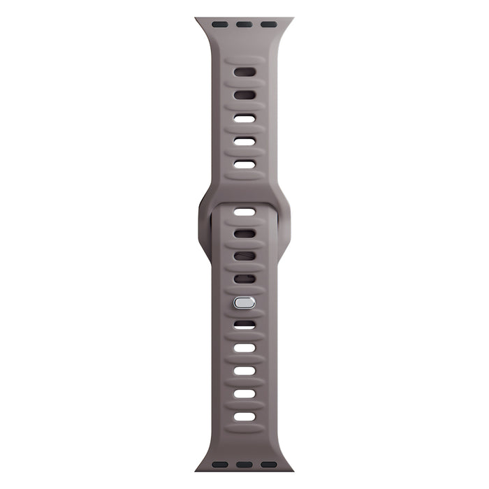 3mk Silicone Watch Strap for Apple Watch 38/40/41 mm - Dark Gray