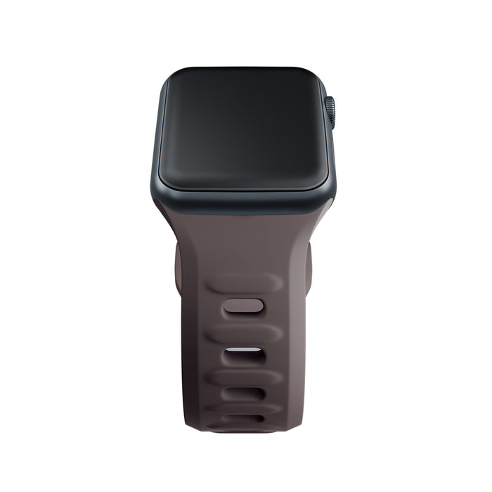 3mk Silicone Watch Strap for Apple Watch 38/40/41 mm - Dark Gray