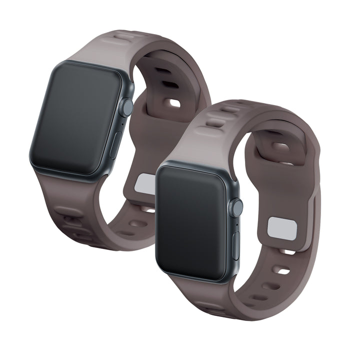 3mk Silicone Watch Strap for Apple Watch 38/40/41 mm - Dark Gray