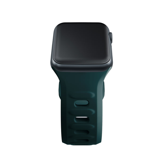 3mk Silicone Watch Strap for Apple Watch 42 / 44 / 45 / 49 mm - green