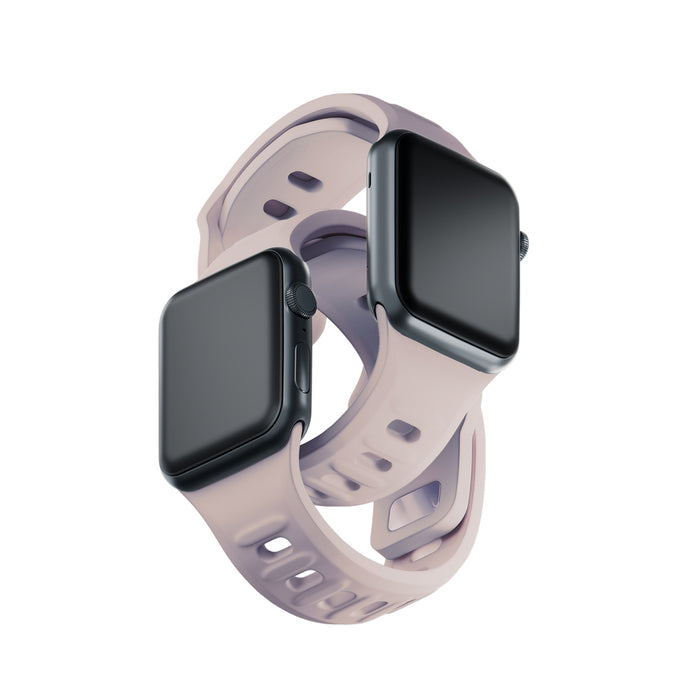 3mk Silicone Watch Strap for Apple Watch 42 / 44 / 45 / 49 mm - beige