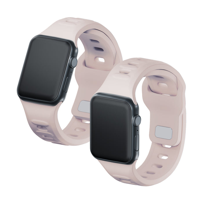 3mk Silicone Watch Strap for Apple Watch 42 / 44 / 45 / 49 mm - beige