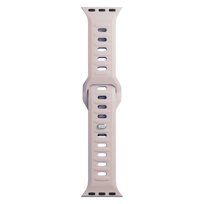 3mk Silicone Watch Strap for Apple Watch 42 / 44 / 45 / 49 mm - beige