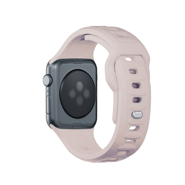 3mk Silicone Watch Strap for Apple Watch 42 / 44 / 45 / 49 mm - beige