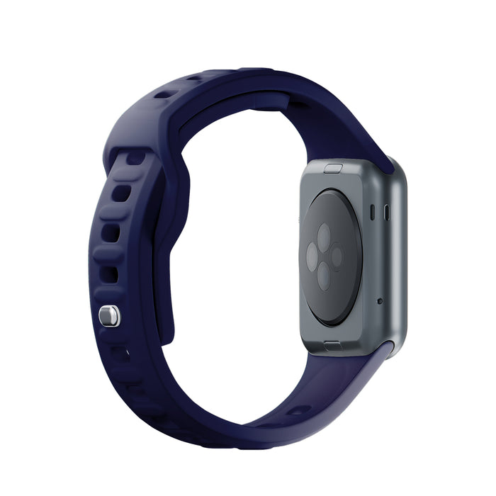 3mk Silicone Watch Strap for Apple Watch 42 / 44 / 45 / 49 mm - blue