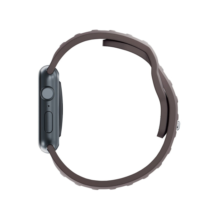 3mk Silicone Watch Strap for Apple Watch 42 / 44 / 45 / 49 mm - brown