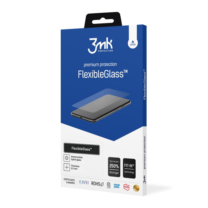 Tempered glass 3mk FlexibleGlass for iPhone 16 Plus