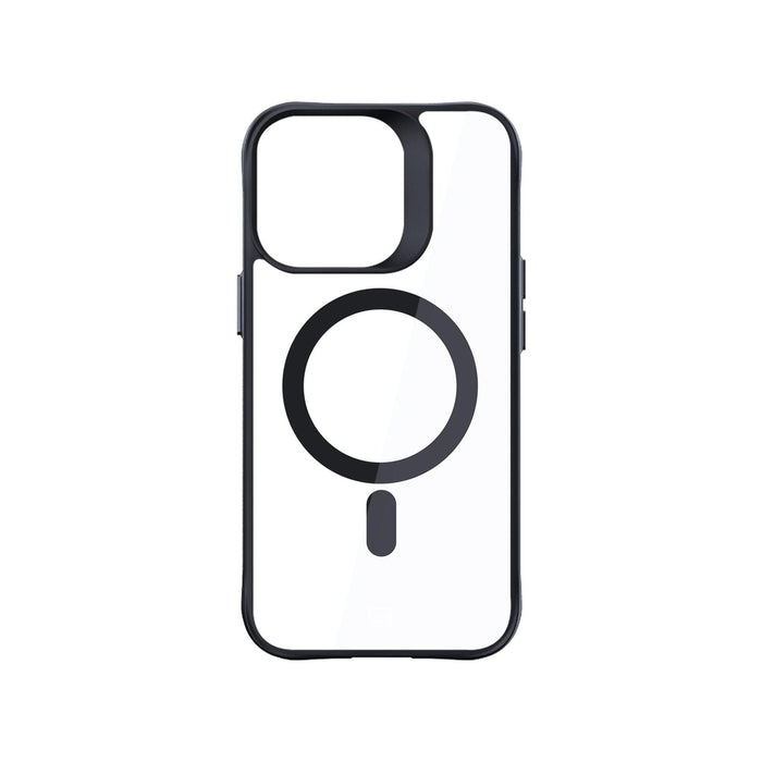 3mk Satin Armor MagCase with MagSafe for iPhone 16 Pro - Clear with Black Frame