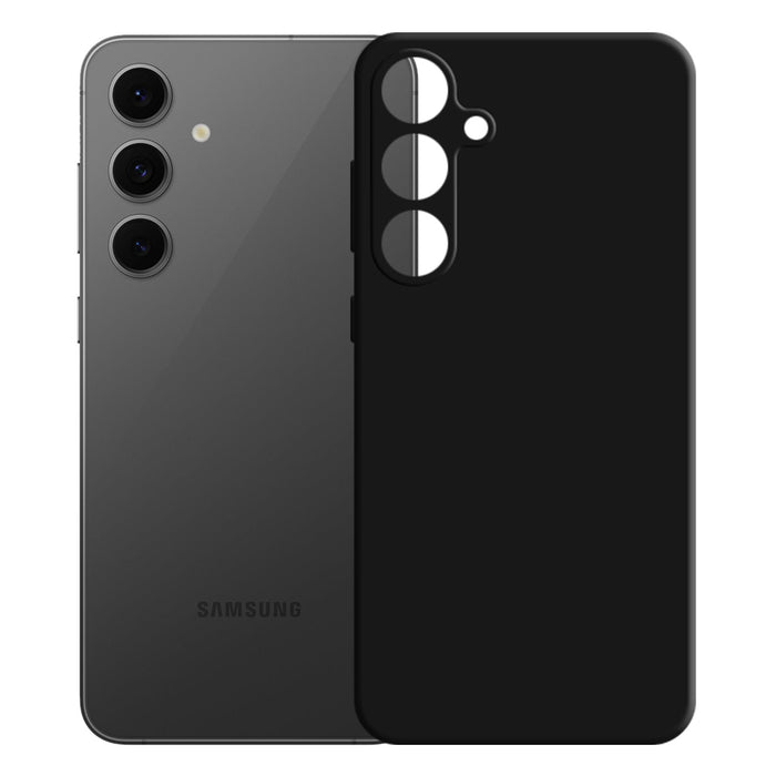 3mk Silicone Case for Samsung Galaxy S24 FE - Black