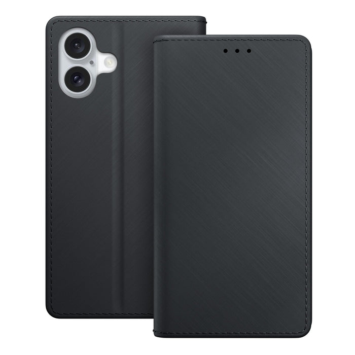 3mk Wallet Case for iPhone 16 Plus - Black