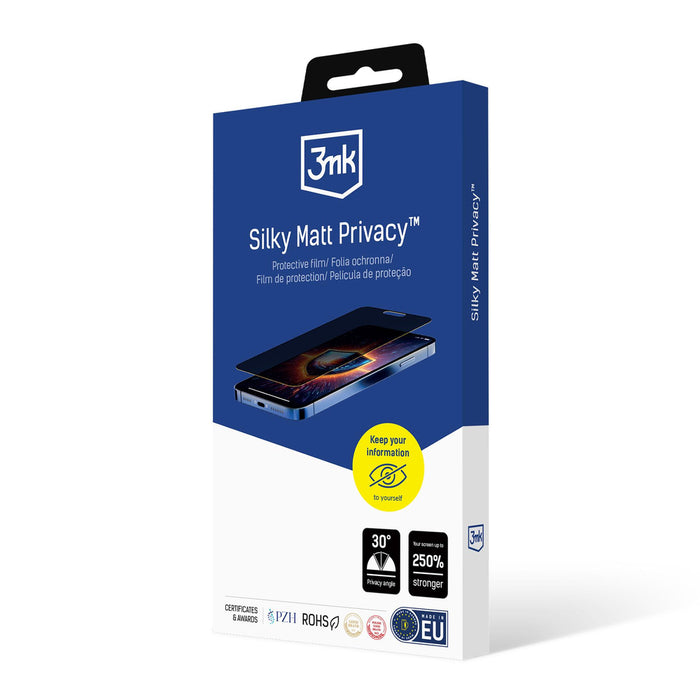 Privacy film matte 3mk Silky Matt Privacy for iPhone 16 Pro