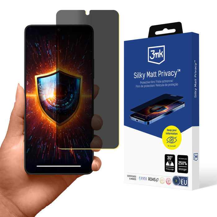 3mk Silky Matt Privacy Screen Protector for Xiaomi Poco X6 Pro 5G
