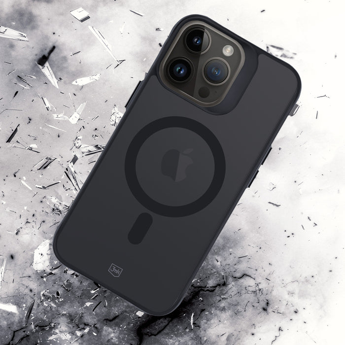 3mk Smoke MagCase with MagSafe for iPhone 15 Pro - Semi-transparent