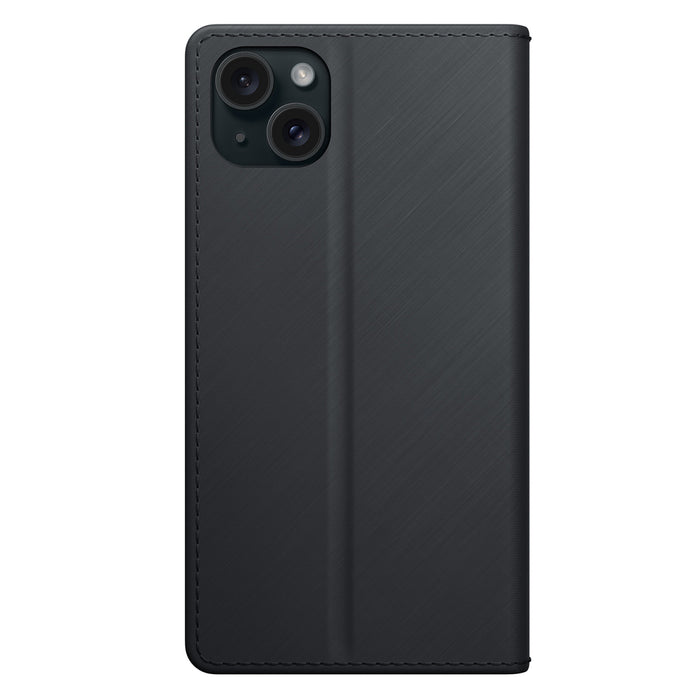 3mk Wallet Case for iPhone 15 Plus - Black