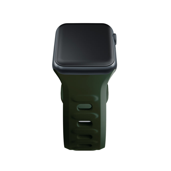 3mk Silicone Watch Strap for Apple Watch 42 / 44 / 45 / 49 mm - green