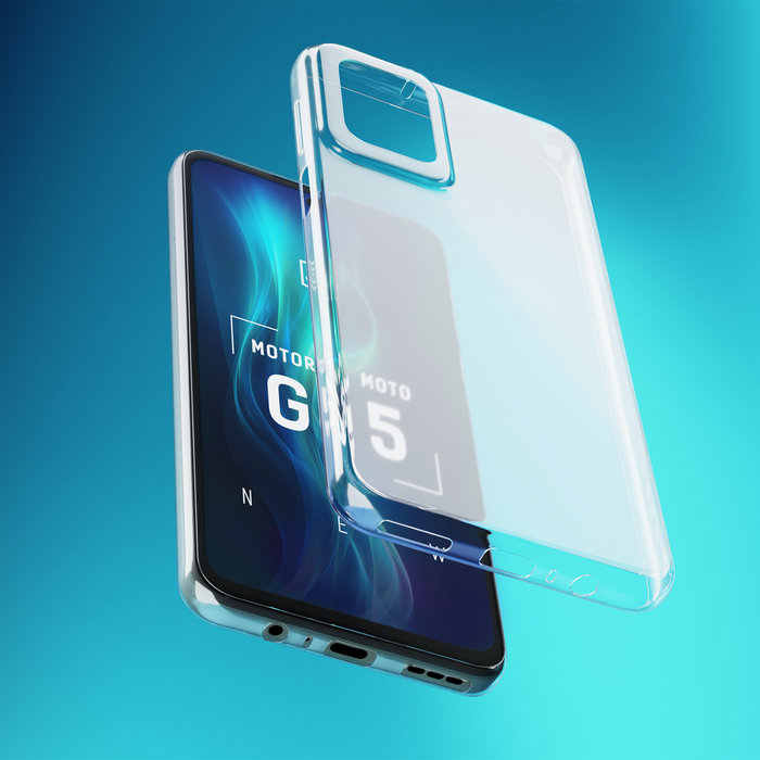 3mk Clear Case for Motorola Moto G55 5G - transparent