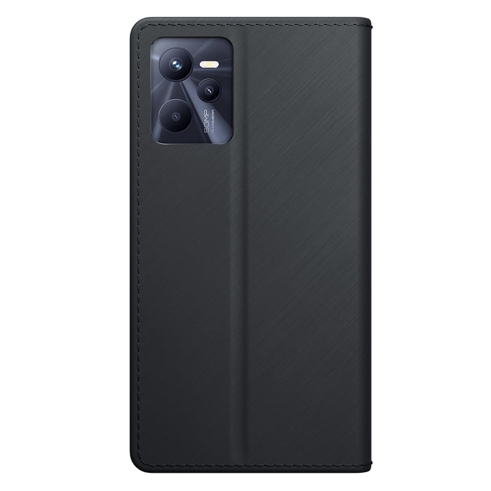 3mk Wallet Case with Flip for Realme C35 - Black