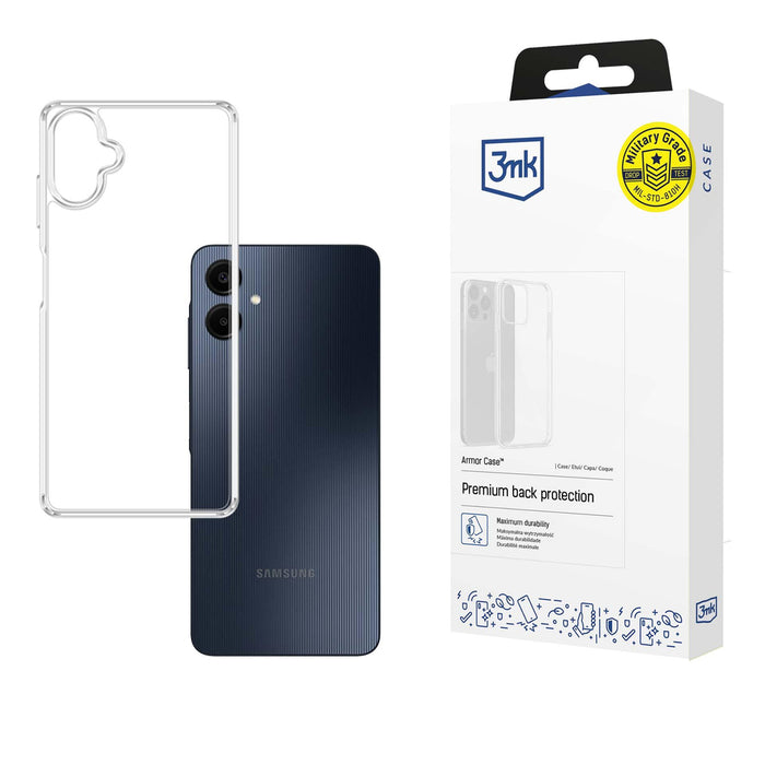 3mk Armor Case for Samsung Galaxy A06 - Transparent