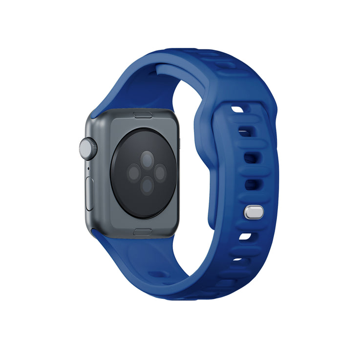 3mk Silicone Watch Strap for Apple Watch 42 / 44 / 45 / 49 mm - blue