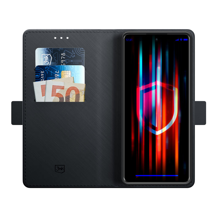 3mk Wallet Case for Realme 11 Pro - Black