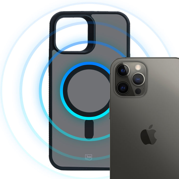 3mk Smoke MagCase for Apple iPhone 12 Pro Max - Black