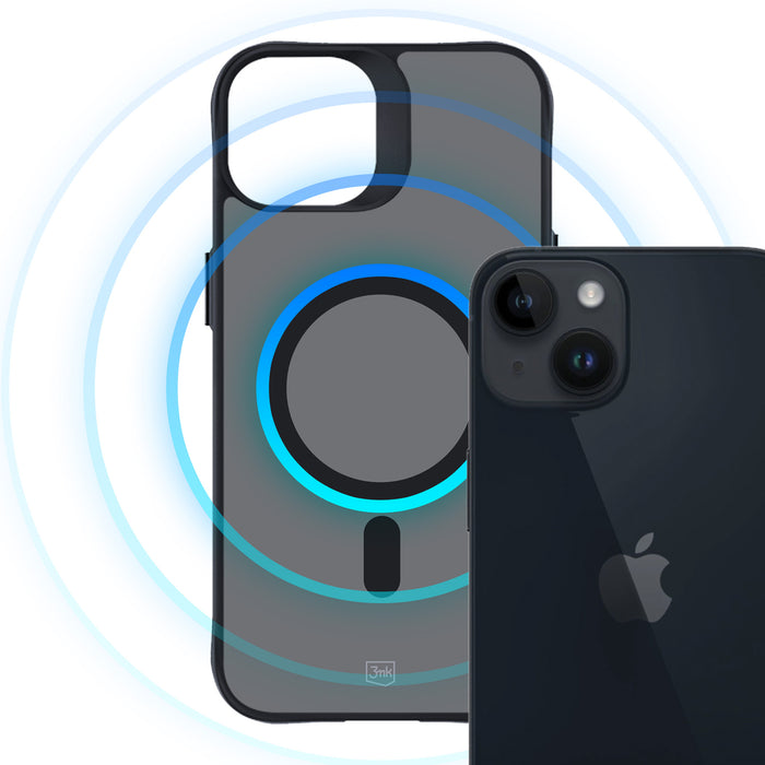 3mk Smoke MagCase with MagSafe for iPhone 15 - semi-transparent