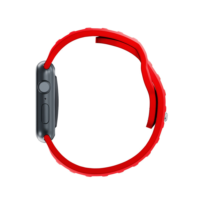 3mk Silicone Watch Strap for Apple Watch 38 / 40 / 41 mm - red