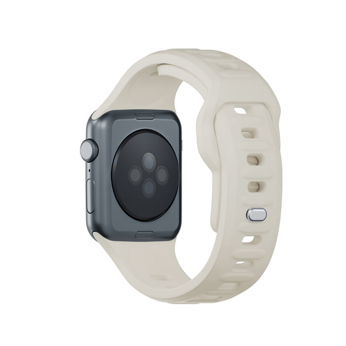 3mk Silicone Watch Strap for Apple Watch 42/44/45/49mm - beige