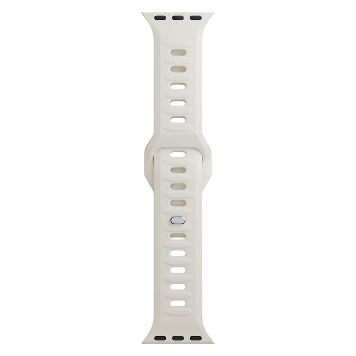 3mk Silicone Watch Strap for Apple Watch 42/44/45/49mm - beige