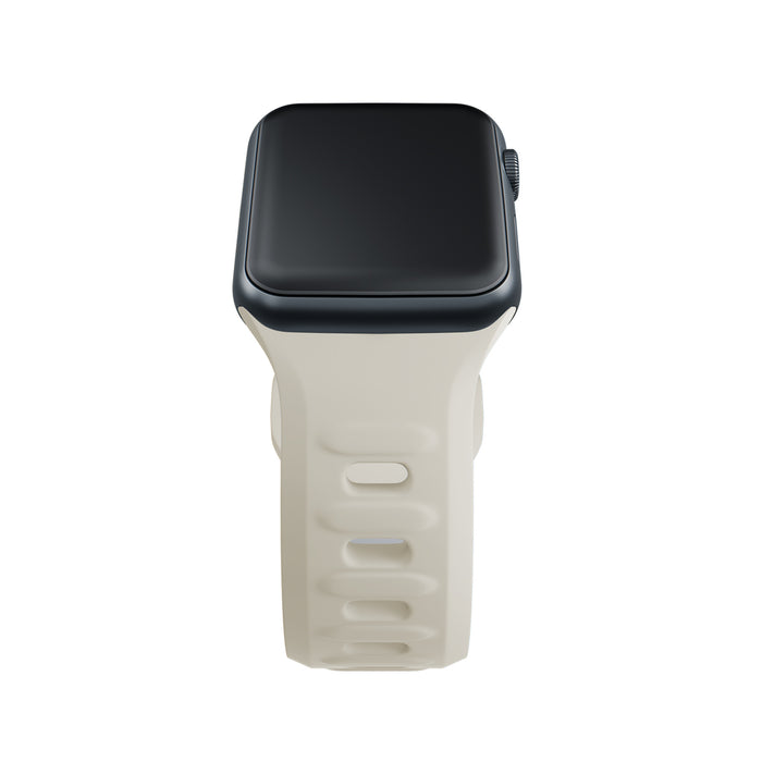 3mk Silicone Watch Strap for Apple Watch 42/44/45/49mm - beige