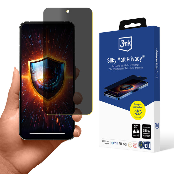 Privacy Film 3mk Silky Matt Privacy on Nothing Phone 2