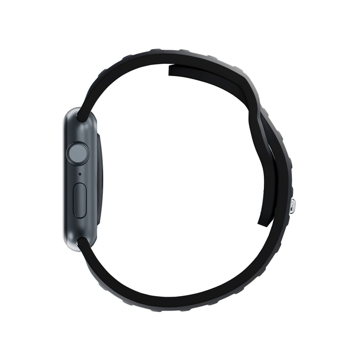 3mk Silicone Watch Strap for Apple Watch 42 / 44 / 45 / 49 mm - black