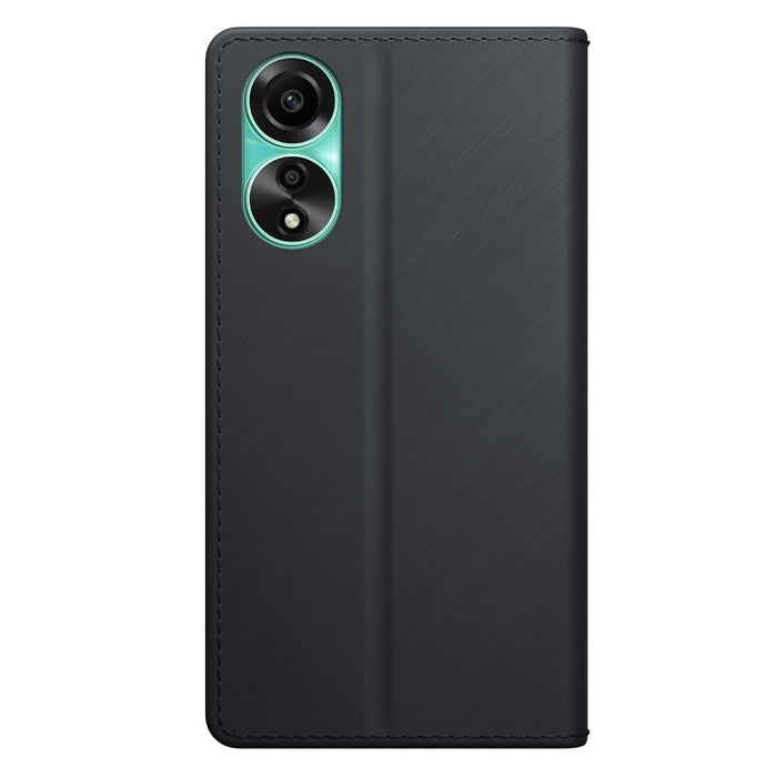 3mk Wallet Case for Oppo A78 4G - Black