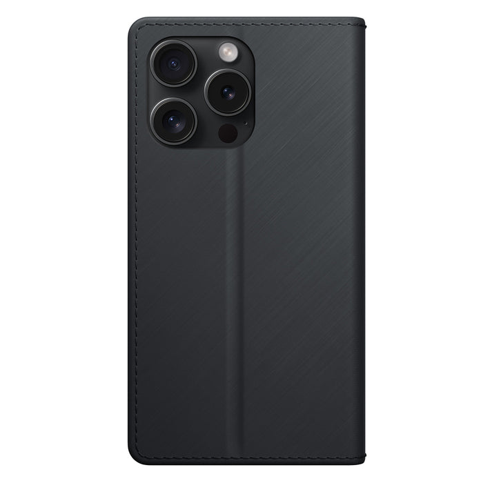 3mk Wallet Case for iPhone 15 Pro - Black