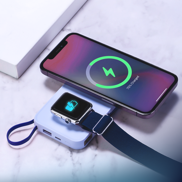 Powerbank 3mk PastelUp 10,000mAh 22.5W USB 1A1C - blue
