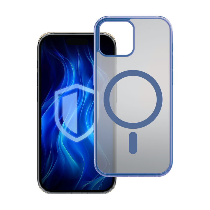 3mk Frosty MagCase Blue Case for Apple iPhone 15 Plus - blue