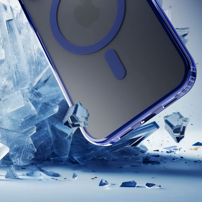 3mk Frosty MagCase Blue Case for Apple iPhone 16 - blue