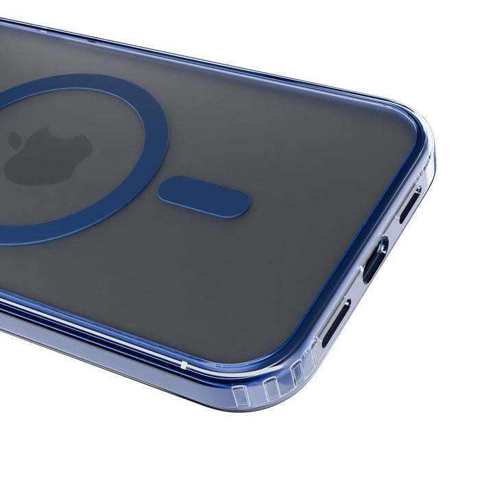 3mk Frosty MagCase Blue Case for Apple iPhone 16 - blue