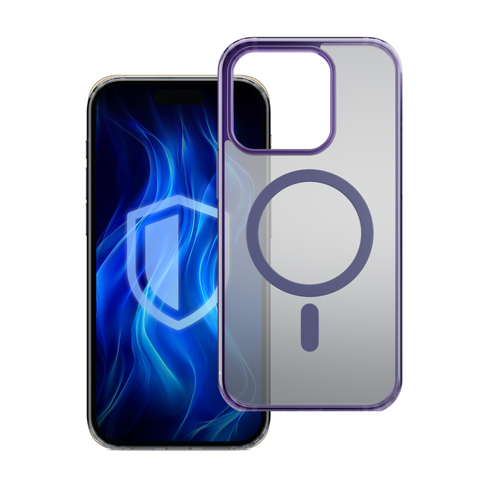 3mk Frosty MagCase Purple Case for Apple iPhone 16 Pro Max - purple