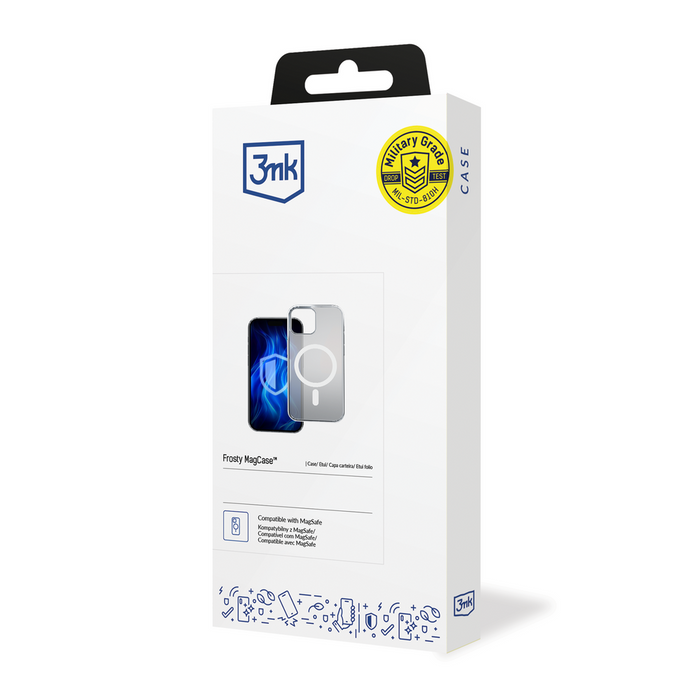 3mk Frosty MagCase White Case for Apple iPhone 12 Pro Max - white