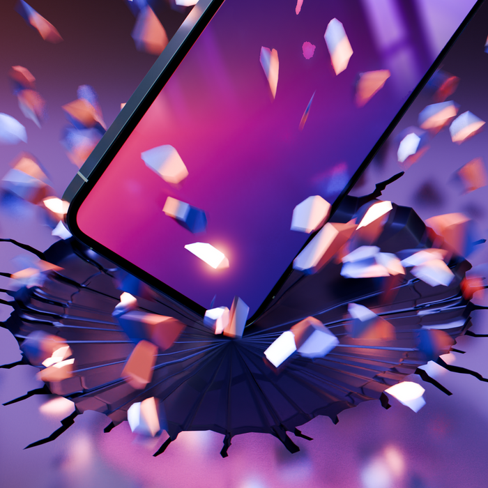 3mk Rainbow Privacy Tempered Glass for Apple iPhone 16