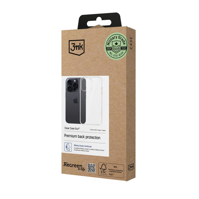 3mk Clear Case Eco for Apple iPhone 15 pro - transparent