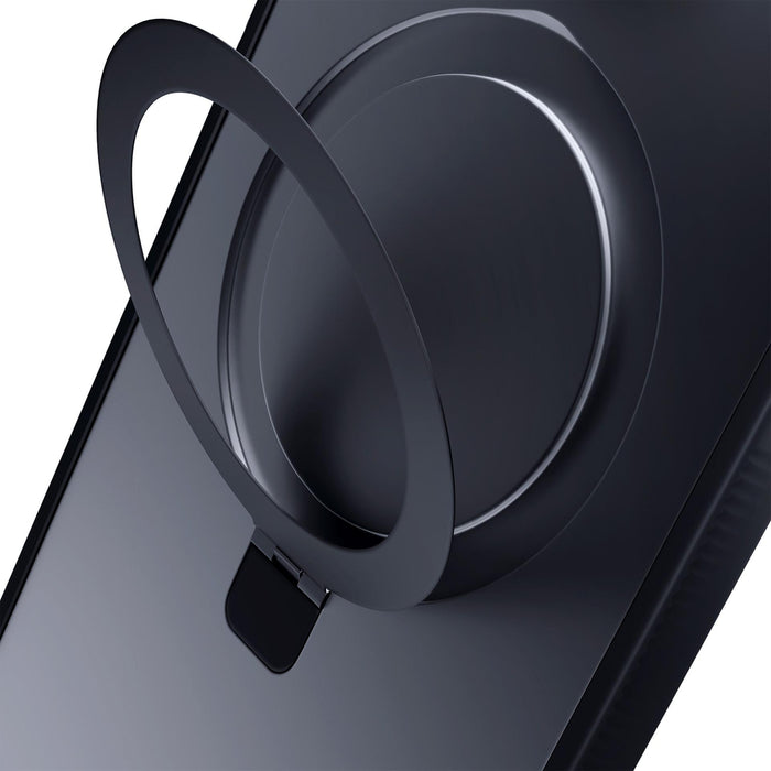 3mk Smoke Case Mag&amp;Stand for Apple iPhone 12 pro max - black